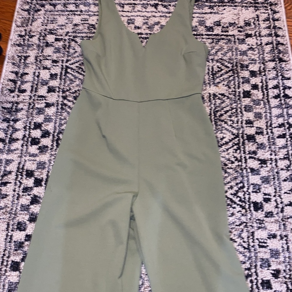 Green romper jumpsuit